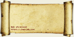 Olivera Vunić vizit kartica